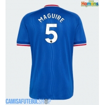 Camisa de time de futebol Manchester United Harry Maguire #5 Replicas 2º Equipamento 2026-27 Manga Curta